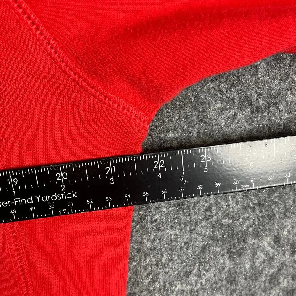 Nike Hoodie Mens‎ M Red NG Logo Pullover Fleece Long Sleeve Athletic Sweatshirt